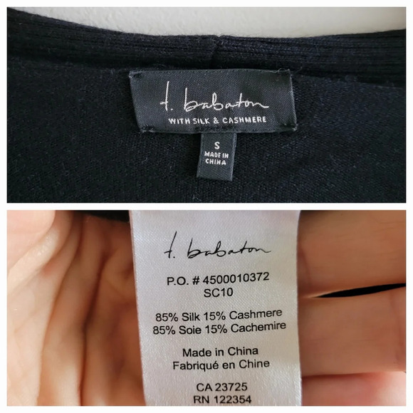 Aritzia Talula Babaton Open Drape Lagenlook Cardigan Silk Blend Basic - Picture 7 of 10